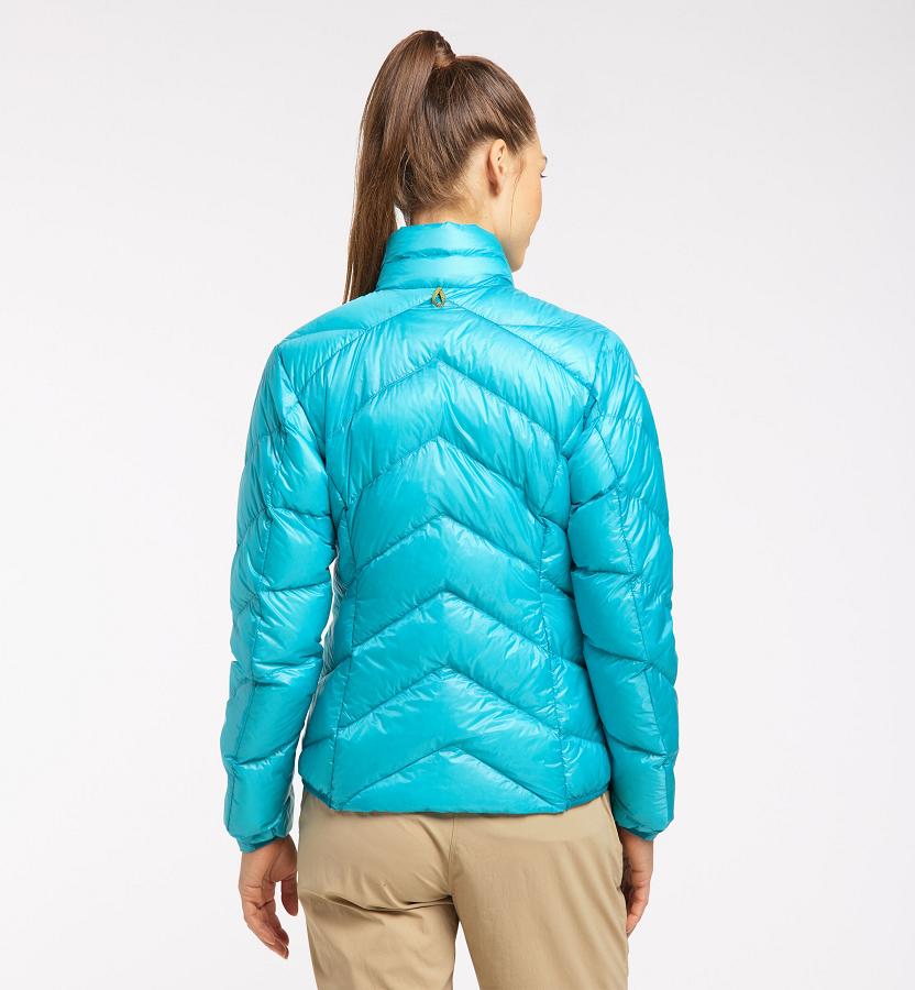Haglöfs Womens L.I.M Essens Down Jacket Blue New Zealand 17245LIYF